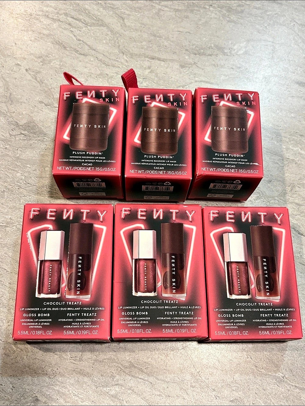 Fenty Beauty Chocolit Treatz Lip Luminizer + Lip Oil Duo